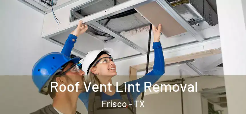 Roof Vent Lint Removal Frisco - TX